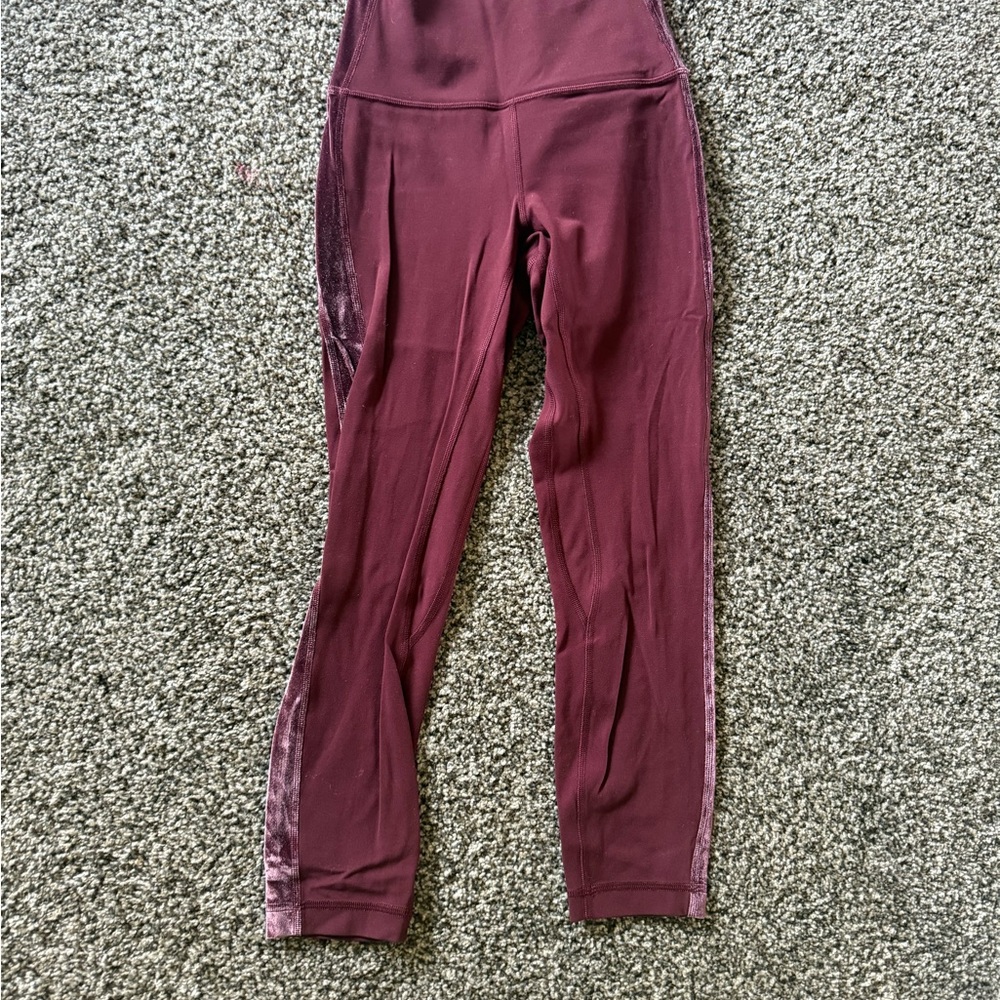 Lululemon Align Leggings with Velvet side